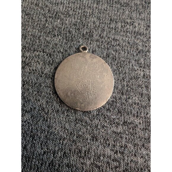 Mexican Sterling Silver Charm/Pendant, 1" - Picture 2 of 3